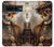 W3949 Steampunk Skull Smoking Case Cover Custodia e Flip Case per Google Pixel 7 Pro