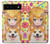 W3918 Baby Corgi Dog Corgi Girl Candy Case Cover Custodia e Flip Case per Google Pixel 6