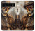 W3949 Steampunk Skull Smoking Case Cover Custodia e Flip Case per Google Pixel 6