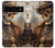 W3949 Steampunk Skull Smoking Case Cover Custodia e Flip Case per Google Pixel 6 Pro