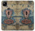 W3955 Vintage Keyhole Weather Door Case Cover Custodia e Flip Case per Google Pixel 4a