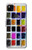 W3956 Watercolor Palette Box Graphic Case Cover Custodia e Flip Case per Google Pixel 4a