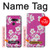 W3924 Cherry Blossom Pink Background Case Cover Custodia e Flip Case per LG G8 ThinQ