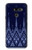W3950 Textile Thai Blue Pattern Case Cover Custodia e Flip Case per LG G8 ThinQ