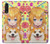 W3918 Baby Corgi Dog Corgi Girl Candy Case Cover Custodia e Flip Case per LG Velvet