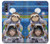 W3915 Raccoon Girl Baby Sloth Astronaut Suit Case Cover Custodia e Flip Case per Motorola G Pure