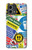 W3960 Safety Signs Sticker Collage Case Cover Custodia e Flip Case per Motorola Moto G Stylus 5G (2023)