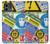 W3960 Safety Signs Sticker Collage Case Cover Custodia e Flip Case per Motorola Moto G Stylus 5G (2023)