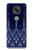 W3950 Textile Thai Blue Pattern Case Cover Custodia e Flip Case per Motorola Moto G Power (2021)