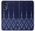 W3950 Textile Thai Blue Pattern Case Cover Custodia e Flip Case per Motorola Moto G 5G (2023)