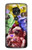 W3914 Colorful Nebula Astronaut Suit Galaxy Case Cover Custodia e Flip Case per Motorola Moto G7 Play