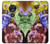 W3914 Colorful Nebula Astronaut Suit Galaxy Case Cover Custodia e Flip Case per Motorola Moto G7 Play