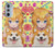 W3918 Baby Corgi Dog Corgi Girl Candy Case Cover Custodia e Flip Case per Motorola Edge 30 Pro