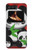 W3929 Cute Panda Eating Bamboo Case Cover Custodia e Flip Case per Motorola Moto Razr 2022