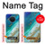 W3920 Abstract Ocean Blue Color Mixed Emerald Case Cover Custodia e Flip Case per Nokia X20