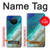 W3920 Abstract Ocean Blue Color Mixed Emerald Case Cover Custodia e Flip Case per Nokia X10