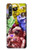 W3914 Colorful Nebula Astronaut Suit Galaxy Case Cover Custodia e Flip Case per Sony Xperia 10 IV