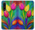 W3926 Colorful Tulip Oil Painting Case Cover Custodia e Flip Case per Sony Xperia 1 IV