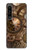 W3927 Compass Clock Gage Steampunk Case Cover Custodia e Flip Case per Sony Xperia 1 IV