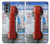 W3925 Collage Vintage Pay Phone Case Cover Custodia e Flip Case per Motorola Moto G62 5G