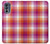 W3941 LGBT Lesbian Pride Flag Plaid Case Cover Custodia e Flip Case per Motorola Moto G62 5G