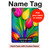 W3926 Colorful Tulip Oil Painting Tablet Case Cover Custodia per iPad Pro 11 (2021,2020,2018, 3rd, 2nd, 1st)