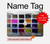 W3956 Watercolor Palette Box Graphic Case Cover Custodia per MacBook Air 13″ - A1369, A1466