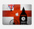 W2979 England Football Soccer Case Cover Custodia per MacBook Air 15″ (2023,2024,2025) - A2941, A3114, A3241