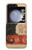 W2739 Chat Noir Black Cat Vintage Case Cover Custodia e Flip Case per Samsung Galaxy Z Flip 5