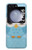 W3029 Cute Blue Owl Case Cover Custodia e Flip Case per Samsung Galaxy Z Flip 5