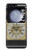 W3144 Antique Bracket Clock Case Cover Custodia e Flip Case per Samsung Galaxy Z Flip 5