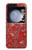 W3354 Red Classic Bandana Case Cover Custodia e Flip Case per Samsung Galaxy Z Flip 5