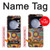 W3409 Squares Concentric Circles Case Cover Custodia e Flip Case per Samsung Galaxy Z Flip 5