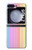 W3849 Colorful Vertical Colors Case Cover Custodia e Flip Case per Samsung Galaxy Z Flip 5