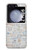 W3903 Travel Stamps Case Cover Custodia e Flip Case per Samsung Galaxy Z Flip 5