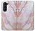 W3482 Soft Pink Marble Graphic Print Case Cover Custodia e Flip Case per Samsung Galaxy Z Fold 5