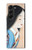 W3483 Japan Beauty Kimono Case Cover Custodia e Flip Case per Samsung Galaxy Z Fold 5