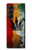 W3890 Reggae Rasta Flag Smoke Case Cover Custodia e Flip Case per Samsung Galaxy Z Fold 5