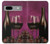W0910 Red Wine Case Cover Custodia e Flip Case per Google Pixel 7a