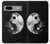 W1372 Moon Yin-Yang Case Cover Custodia e Flip Case per Google Pixel 7a