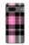 W3091 Pink Plaid Pattern Case Cover Custodia e Flip Case per Google Pixel 7a