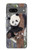 W3793 Cute Baby Panda Snow Painting Case Cover Custodia e Flip Case per Google Pixel 7a
