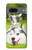 W3795 Kitten Cat Playful Siberian Husky Dog Paint Case Cover Custodia e Flip Case per Google Pixel 7a