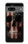 W3850 American Flag Skull Case Cover Custodia e Flip Case per Google Pixel 7a