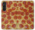 W0236 Pizza Case Cover Custodia e Flip Case per Sony Xperia 1 V