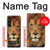 W2870 Lion King of Beasts Case Cover Custodia e Flip Case per Sony Xperia 1 V