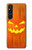 W3828 Pumpkin Halloween Case Cover Custodia e Flip Case per Sony Xperia 1 V