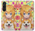 W3918 Baby Corgi Dog Corgi Girl Candy Case Cover Custodia e Flip Case per Sony Xperia 1 V