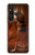 W3919 Egyptian Queen Cleopatra Anubis Case Cover Custodia e Flip Case per Sony Xperia 1 V