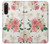 W1859 Rose Pattern Case Cover Custodia e Flip Case per Sony Xperia 10 V
